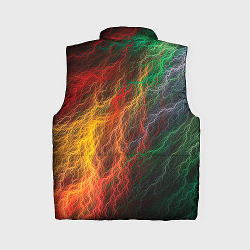 Женский жилет Цветной разряд / 3D-Черный – фото 2