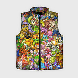 Женский жилет ПОКЕМОНЫ В ПИКСЕЛЯХ PIXEL POKEMON