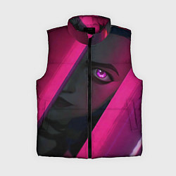 Женский жилет Jinx Arcane League of Legends, цвет: 3D-черный
