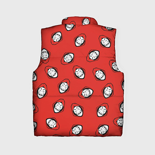 Женский жилет БУМАЖНЫЙ ДОМ , УЗОР ИЗ МАСОК ДАЛИ / 3D-Черный – фото 2