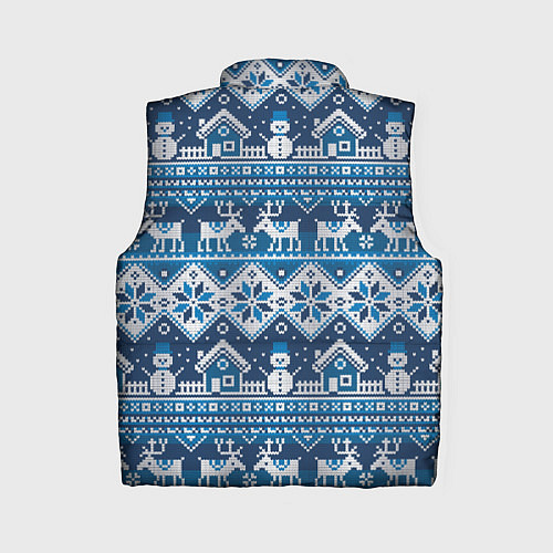 Женский жилет Christmas Pattern / 3D-Черный – фото 2
