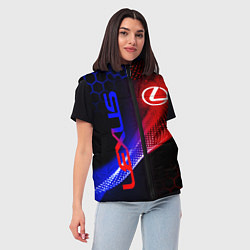 Женский жилет LEXUS ЛЕКСУС NEON НЕОН, цвет: 3D-черный — фото 2