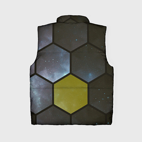 Женский жилет JWST space cell theme / 3D-Черный – фото 2