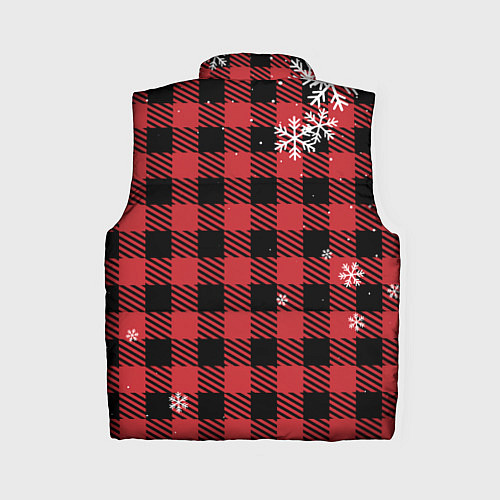 Женский жилет Новогодний Санта / 3D-Светло-серый – фото 2