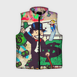 Женский жилет Alec Monopoly ART, цвет: 3D-черный