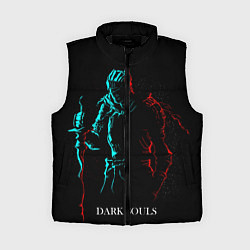 Женский жилет Dark Souls NEON Силуэт, цвет: 3D-черный