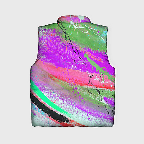 Женский жилет Красочный взрыв / 3D-Светло-серый – фото 2