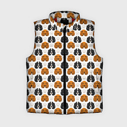 Женский жилет Собаки Спаниель, цвет: 3D-красный