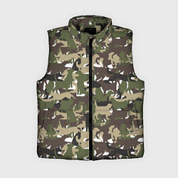 Женский жилет Камуфляж из Собак Camouflage