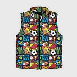 Женский жилет SPORT - СПОРТ, цвет: 3D-черный