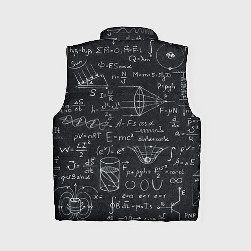 Женский жилет РАЗНЫЕ ФОРМУЛЫ НАУКА / 3D-Черный – фото 2