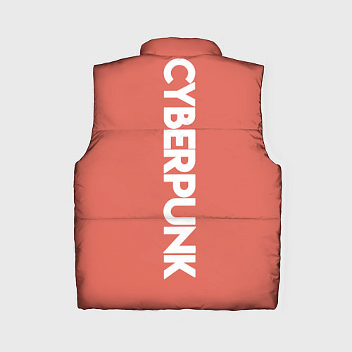 Женский жилет Cyberpunk Спина / 3D-Черный – фото 2
