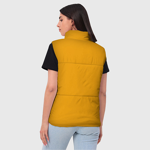 Женский жилет Взгляд тигра fire theme / 3D-Красный – фото 4