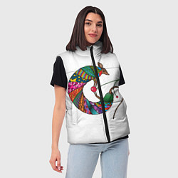 Женский жилет Броненосец, цвет: 3D-красный — фото 2