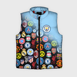 Женский жилет МАНЧЕСТЕР СИТИ MANCHESTER CITY, цвет: 3D-красный