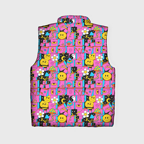 Женский жилет Психоделика Инь-Янь / 3D-Черный – фото 2