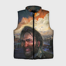 Женский жилет Disco Elysium Harrier Du Bois, цвет: 3D-светло-серый