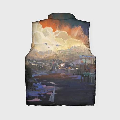 Женский жилет Disco Elysium Harrier Du Bois / 3D-Черный – фото 2