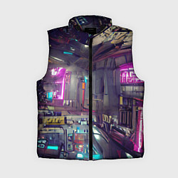 Женский жилет Городской киберпанк
