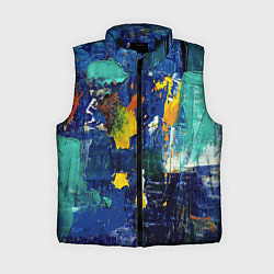 Женский жилет КРАСКА PAINT, цвет: 3D-черный