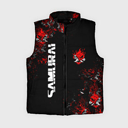Женский жилет КИБЕРПАНК 2077 SAMURAI CYBERPUNK 2077, цвет: 3D-черный