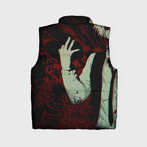 Женский жилет Токийский Гуль и Брызги Аниме Ghoul / 3D-Красный – фото 2