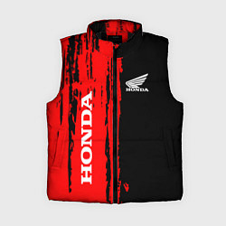 Женский жилет Honda марка авто, цвет: 3D-черный