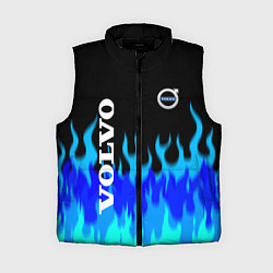 Женский жилет Volvo размытый огонь