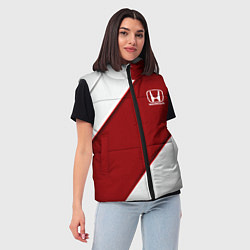 Женский жилет Honda - Red sport, цвет: 3D-красный — фото 2
