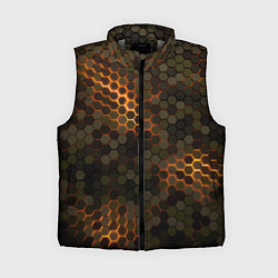 Женский жилет СТАЛЬНОЙ КАМУФЛЯЖ 3Д БРОНЯ СВЕЧЕНИЕ, цвет: 3D-светло-серый