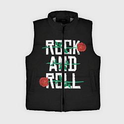 Женский жилет ROCK AND ROLL розы, цвет: 3D-светло-серый