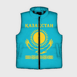 Женский жилет КАЗАКСТАН, цвет: 3D-черный