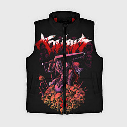 Женский жилет Берсерк на черепах Berserk Клеймо, цвет: 3D-красный