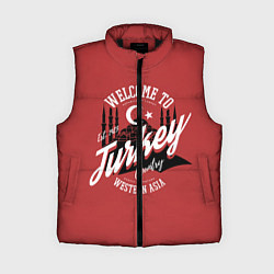 Женский жилет Турция - Turkey, цвет: 3D-черный
