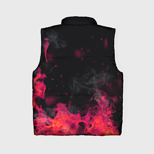 Женский жилет Valorant огонь / 3D-Красный – фото 2