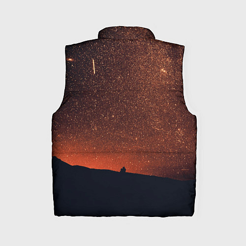 Женский жилет Золотое небо / 3D-Красный – фото 2