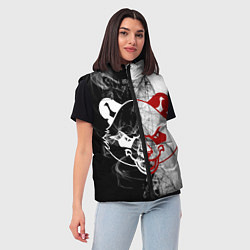 Женский жилет Злой панда DR, цвет: 3D-красный — фото 2