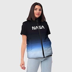 Женский жилет NASA с МКС, цвет: 3D-черный — фото 2