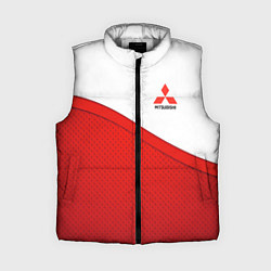 Женский жилет Митсубиси Mitsubishi LOGO, цвет: 3D-светло-серый