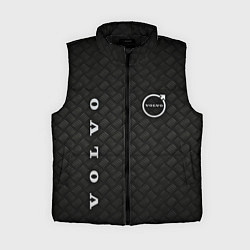 Женский жилет Логотип VOLVO на металле, цвет: 3D-черный