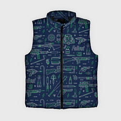 Женский жилет Fallout - weapons, цвет: 3D-черный