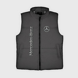 Женский жилет Mercedes карбоновые полосы, цвет: 3D-светло-серый
