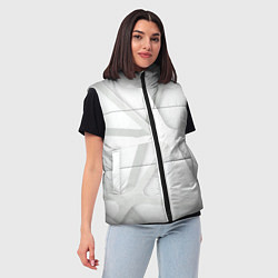 Женский жилет Паутина Белая 3D 2022, цвет: 3D-красный — фото 2