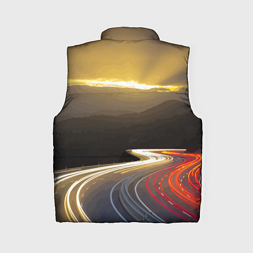 Женский жилет BMW Night route / 3D-Черный – фото 2