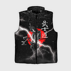 Женский жилет Самурай Бусидо Иероглифы Samurai Lightning