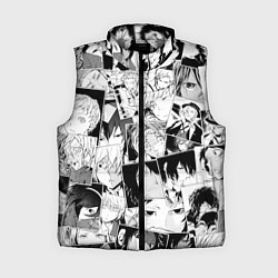 Женский жилет Bungo Stray Dogs pattern, цвет: 3D-светло-серый
