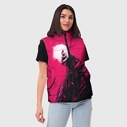 Женский жилет Канеки Кен Kaneki Tokyo Ghoul, цвет: 3D-черный — фото 2