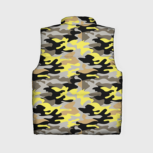 Женский жилет Желтый, Черный, Серый, Модный камуфляж / 3D-Красный – фото 2