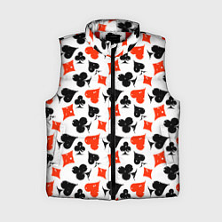 Женский жилет Пика, Черва, Крестя, Бубна