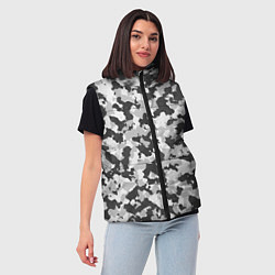 Женский жилет Комок, цвет: 3D-черный — фото 2